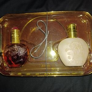 Vintage Xia Xang perfume and body silk set